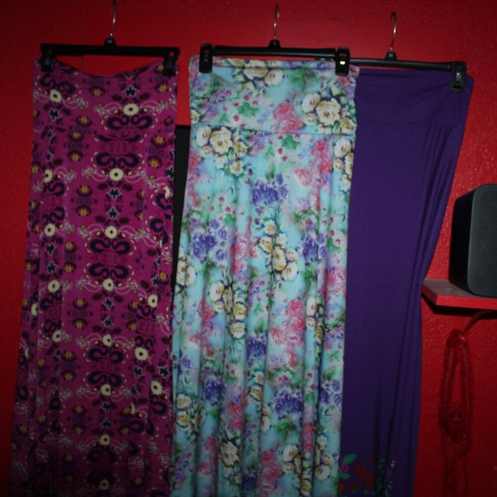 SET of 3 Extra Small LuLaRoe Maxi Skirts